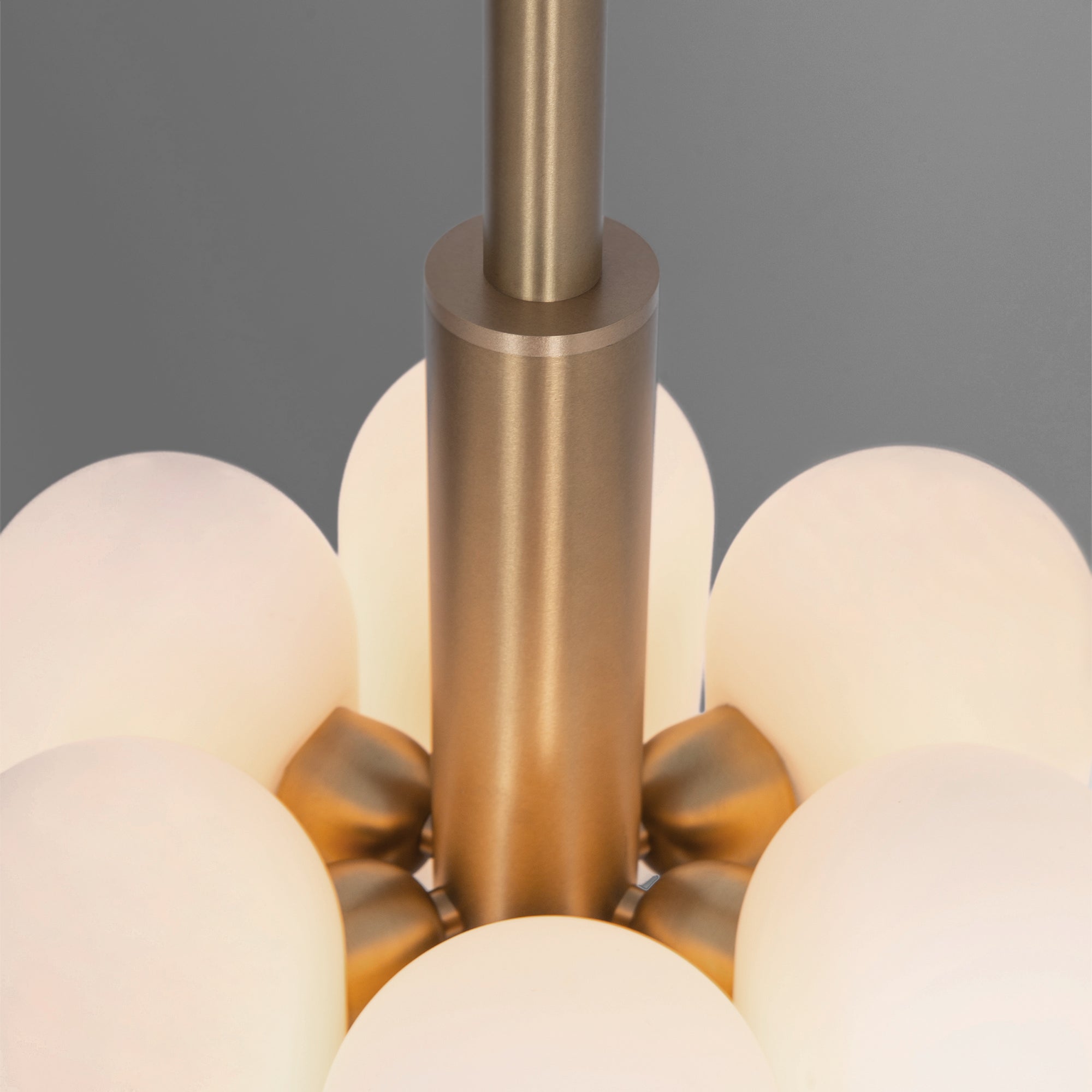 Schwung Odyssey 6 Burnished Brass Chandelier